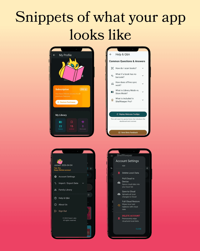 ShelfKeeper Snippets Feature